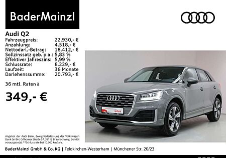 Audi Q2 30 TFSI S line AHK PDC SHZ LED
