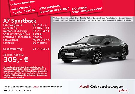 Audi A7 50 TDI qu. tipr. S line Pano/Matrix
