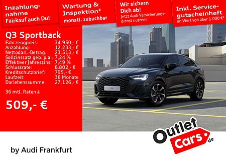 Audi Q3 35 TFSI S tronic S line LED VC DAB