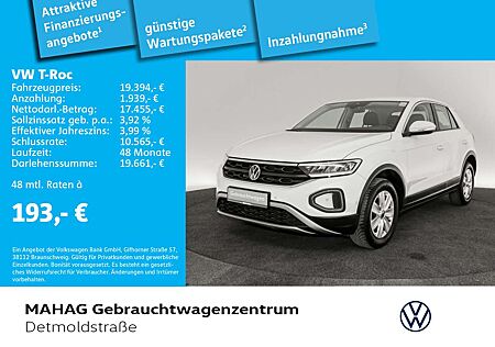 VW T-Roc Volkswagen 1.0 TSI LED ParkAssist Sitzhz AppConnect 6