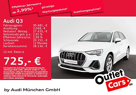 Audi Q3 35 TDI qu. S tronic S line Pano/Virtual/Navi+