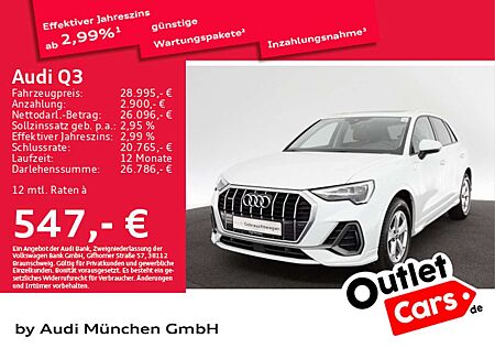 Audi Q3 35 TDI qu. S tronic S line Pano/Virtual/Navi+