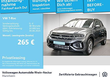 VW T-Roc Volkswagen 2.0 TDI R-Line DSG AHK Navi Kamera LED-Plu