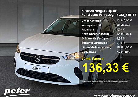 Opel Corsa F 1.2 Edition Klima Sitzheizung Allwetter