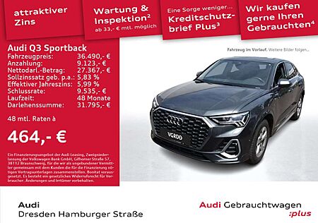Audi Q3 45 TFSI e S line Matrix Navi
