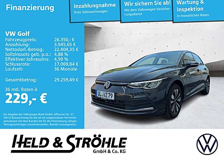 VW Golf Volkswagen 8 Move 1.0 eTSI DSG ALU DAB+ LED SHZ PDC