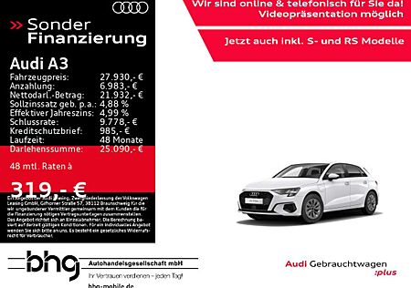 Audi A3 40 TFSIe Sportback S tronic