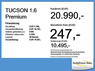Hyundai TUCSON 1.6 Premium Inkl. BigDeal Inspektionspak.