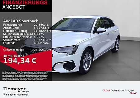 Audi A3 40 TFSIe LM17 SPORTSITZE INTERFACE
