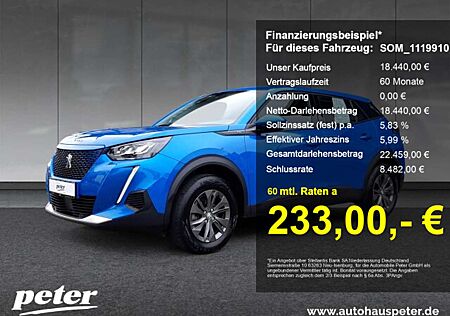 Peugeot 2008 e- 136PS Active Pack +11KW OBC+Kamera+Navi+