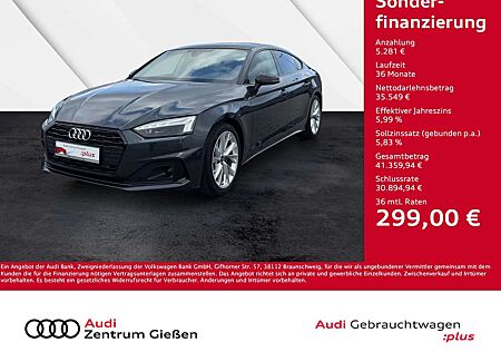 Audi A5 Sportback 40 TDI advanced black MATRIX PANO