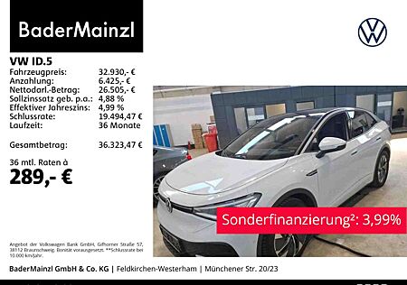 VW ID.5 Volkswagen Pro AHK Kamera SHZ Matrix WäPu ACC Navi