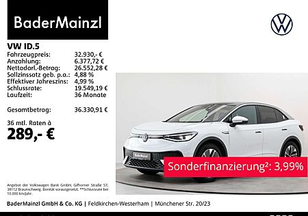 VW ID.5 gebraucht kaufen VW ID.5 Volkswagen Pro AHK Kamera SHZ Matrix WäPu ACC Navi
