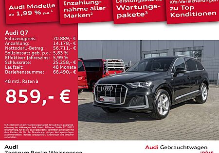 Audi Q7 50 TDI TIPT*QUA*S-LINE*LED*RFK*7-SITZ*DAB*GRA