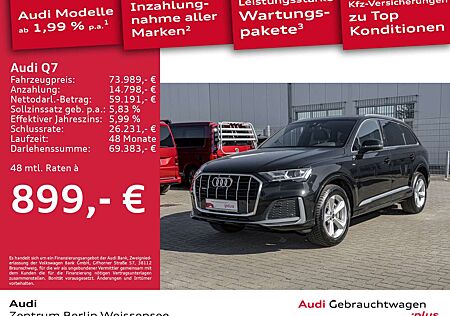 Audi Q7 50 TDI TIPT*QUA*S-LINE*LED*RFK*7-SITZ*DAB*GRA