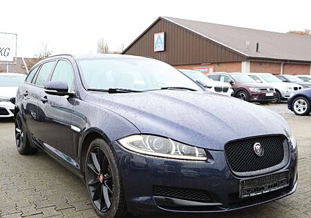 Jaguar XF SPORTBRAKE 3.0 V6 Diesel S / BLUE & BEIGE