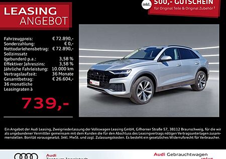 Audi Q8 50 TDI qu Pano Luft 21" ACC AHK HuD Leder Kam