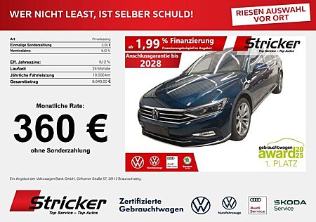 VW Passat Variant Volkswagen R-Line 2.0TDI DSG 360,-ohne Anzahlung Neu 72.870,