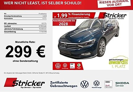 VW Passat Variant Volkswagen R-Line 2.0TDI DSG 299,-ohne Anzahlung Neu 72.870,