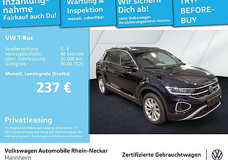 VW T-Roc Volkswagen 1.5 TSI Style DSG Navi AHK LED uvm