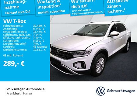 VW T-Roc Volkswagen 1.0 TSI Life Navi LED DAB+ FrontAssist