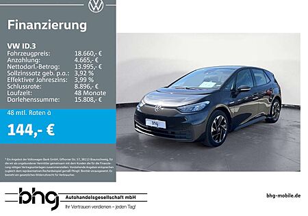 VW ID.3 Volkswagen Pro LED PDC DAB NAVI 100KW DC 62 KW/h