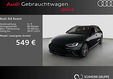 Audi A4 45 TFSI quattro S line Matrix Standhzg