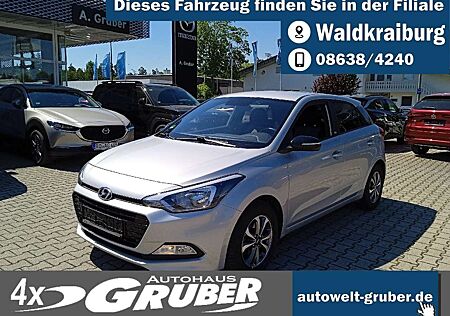 Hyundai i20 blue Passion+Klima+Bluetooth+Sitz-Lenkradheiz.