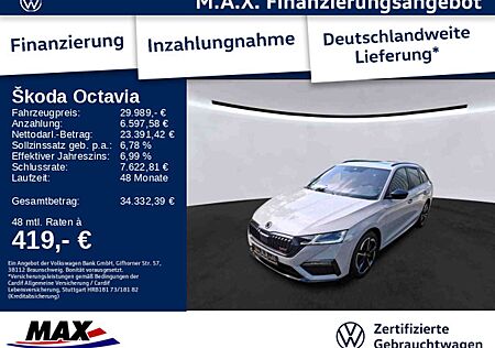 Skoda Octavia Combi RS iV 1.4 eTSI MATRIX+ACC+PANO+HUD