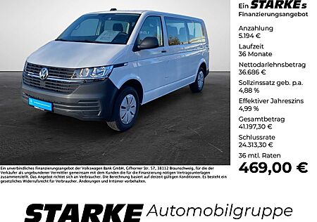 VW T6 Kombi Volkswagen T6.1 2.0 TDI lang 8-S