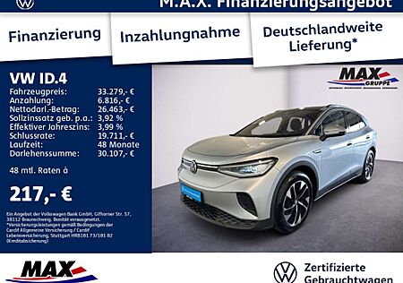 VW ID.4 Volkswagen PRO PERFORMANCE IQ.LIGHT+PANO+AR HUD+KAMERA