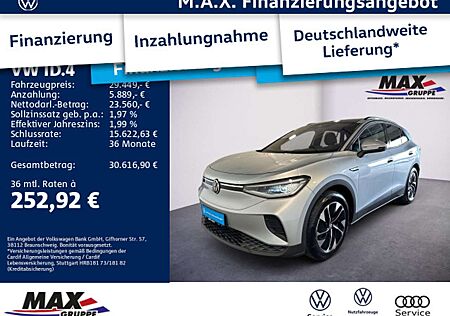 VW ID.4 Volkswagen PRO PERFORMANCE IQ.LIGHT+PANO+AR HUD+KAMERA