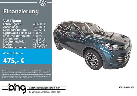 VW Tiguan Volkswagen 2.0 TDI DSG ELEGANCE #AHK #Navi #SideAssi