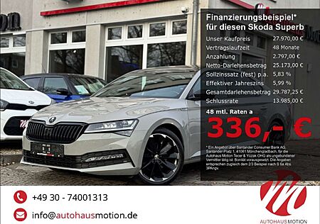 Skoda Superb SportLine Pano Navi Kamera LED Memory Canton