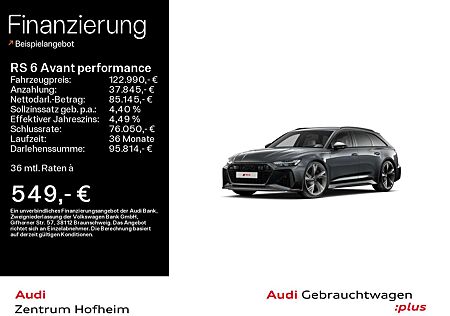 Audi RS6 *280 km/h*B&O*HUD*Laser*Vi