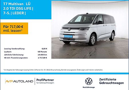 VW T7 Multivan Volkswagen LÜ 2.0 TDI DSG LIFE | 7-S. | LEDER |