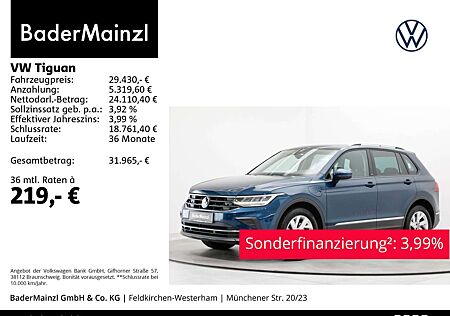 VW Tiguan Volkswagen 1.4 eHybrid DSG Active AHK Pano Kam. ACC