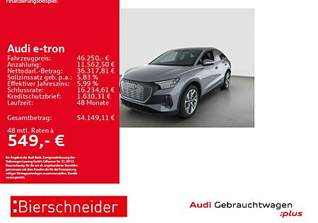 Audi e-tron Q4Sportback 45 AHK MATRIX AR-HuD C