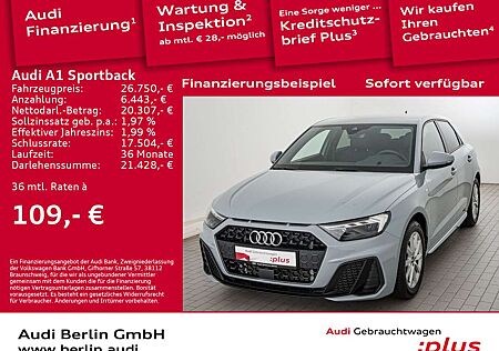 Audi A1 S line 25 TFSI S tr. VIRTUAL LED