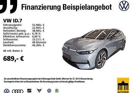 VW ID.7 Volkswagen Tourer Pro *AHK*R-CAM*WärmeP*MATRIX*