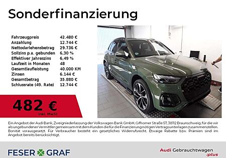 Audi Q5 55 TFSI e S line Int Matrix,Leder,Navi,Kamera