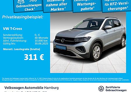 VW T-Cross Volkswagen 1.0 TSI DSG Life PDC Klima Navi Sitzhzg