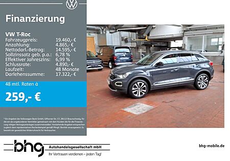 VW T-Roc Volkswagen 1.0 TSI OPF UNITED *EINPARKHILFE*LED*NAVI*