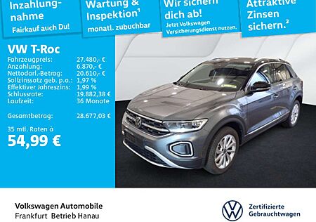 VW T-Roc Volkswagen 1.5 TSI DSG Style Navi AHK Sprachbedienung