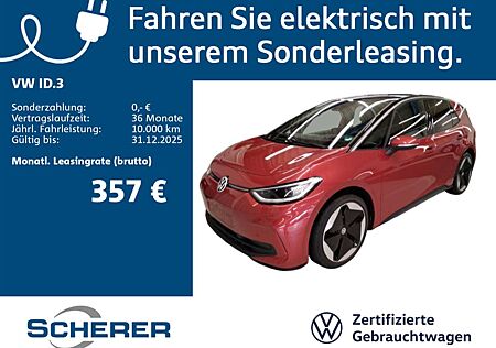 VW ID.3 Volkswagen Pro S 150 kW MATRIX-LED NAVI ACC 360° KAMER