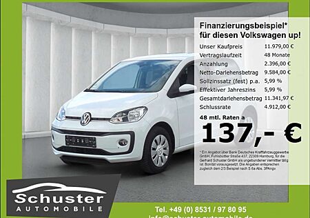 VW Up Volkswagen ! move*Tempo R-Kam SHZ Maps+More-dock Spurass