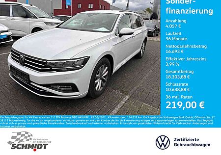 VW Passat Variant Volkswagen 2.0 TDI Business DSG NAVI RFK