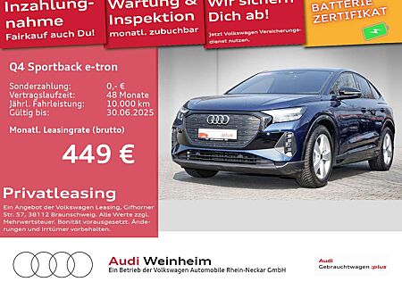 Audi Q4 e-tron Q4 Sportback 45 e-tron quattro Black-Paket S-Lin