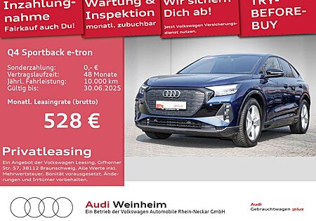 Audi Q4 e-tron Q4 Sportback 45 e-tron quattro Black-Paket S-Lin