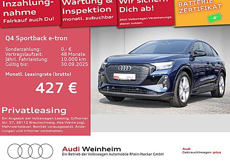 Audi Q4 e-tron Q4 Sportback 45 e-tron quattro Black-Paket S-Lin